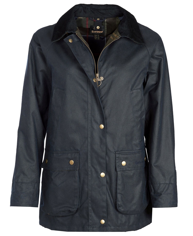 Blue Barbour Acorn Waxed Cotton Women's Waxed Jackets | NACZ-38416