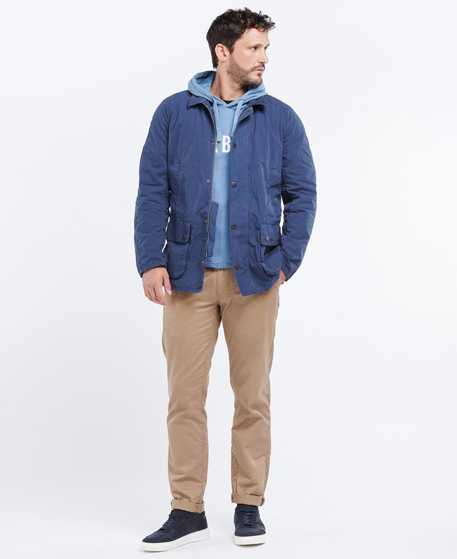 Blue Barbour Ashby Men's Casual Jackets | ULNC-24516