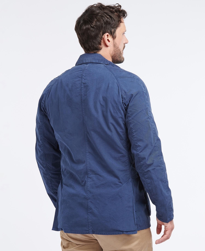 Blue Barbour Ashby Men's Casual Jackets | ULNC-24516