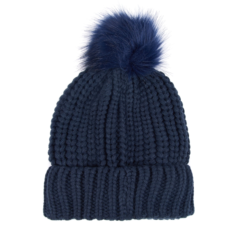 Blue Barbour Beanie Saltburn Women's Hats | CFYV-71034