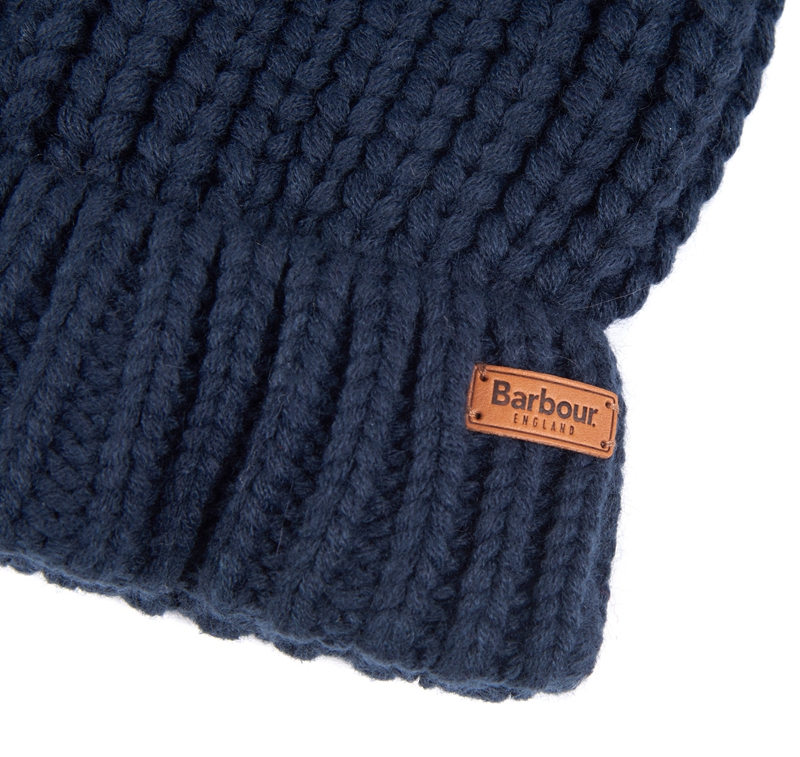 Blue Barbour Beanie Saltburn Women's Hats | CFYV-71034