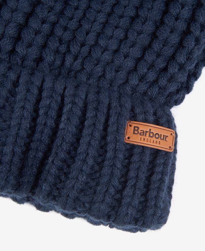 Blue Barbour Beanie Saltburn Women's Hats | CFYV-71034