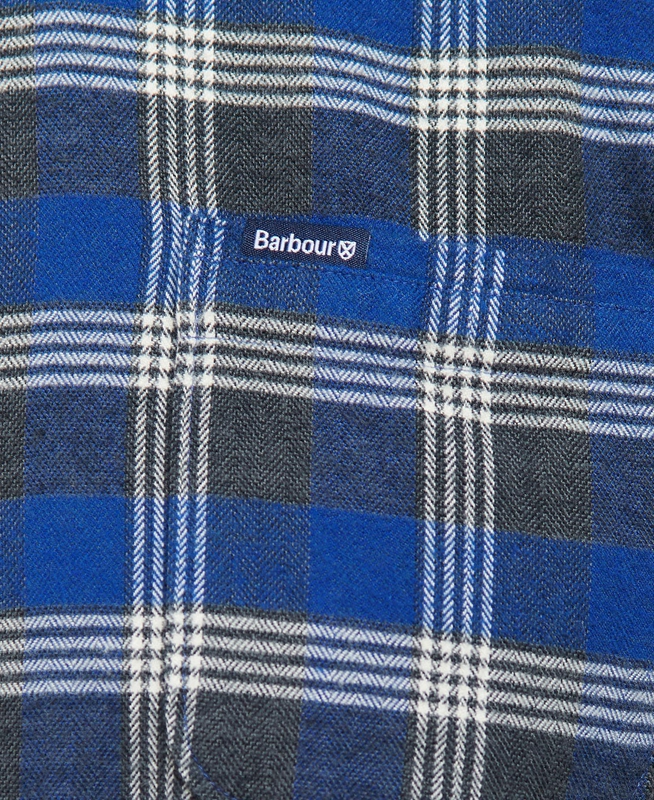 Blue Barbour Brockwell Tailored Fit Men's Shirts | YGWV-58769