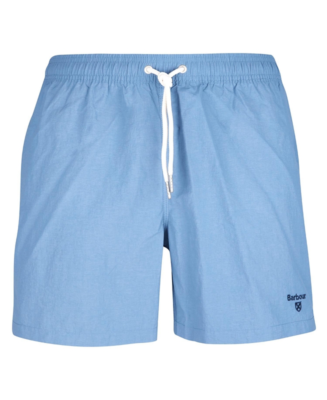 Blue Barbour Essential Logo Swim Men's Pants | JRGP-90678