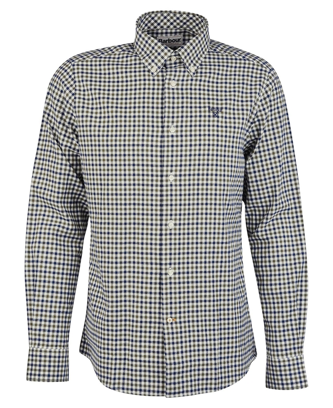 Blue Barbour Finkle Tailored Men's Shirts | WNXM-25617