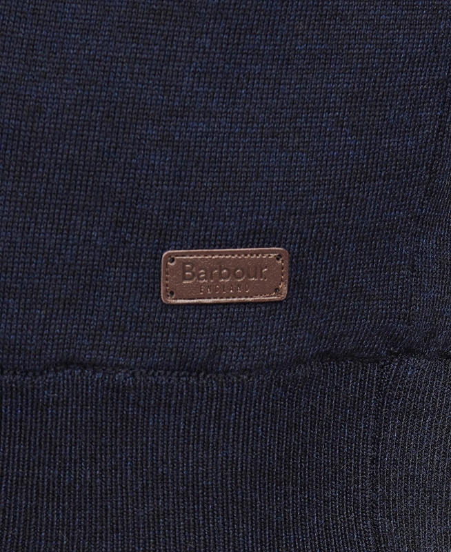 Blue Barbour Gamlan Half Zip Men's Sweaters | DFRC-06248