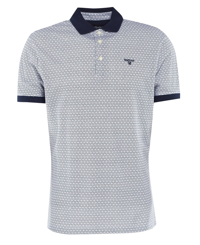 Blue Barbour Gateside Men's Polo shirts | YDGT-15904