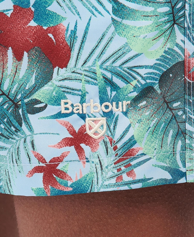 Blue Barbour Hawaiian Print Swim Men's Pants | EJCB-57692