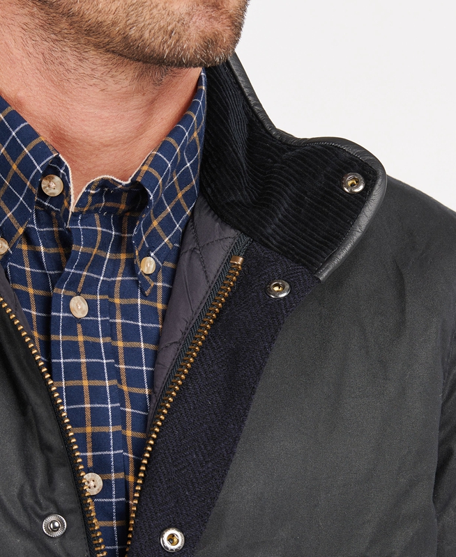 Blue Barbour Hereford Men's Waxed Jackets | AHMN-21756