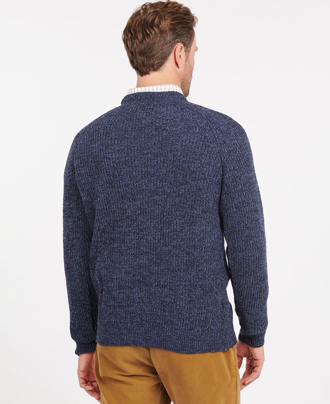 Blue Barbour Horseford Crew Men's Sweaters | XIKO-47120