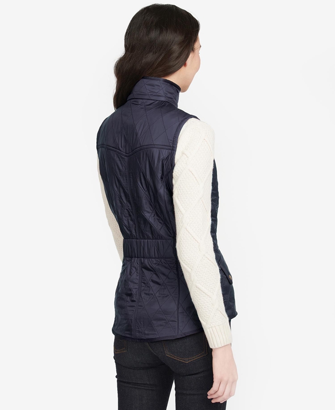 Blue Barbour Weste Cavalry Women's Vest | DBIR-52876