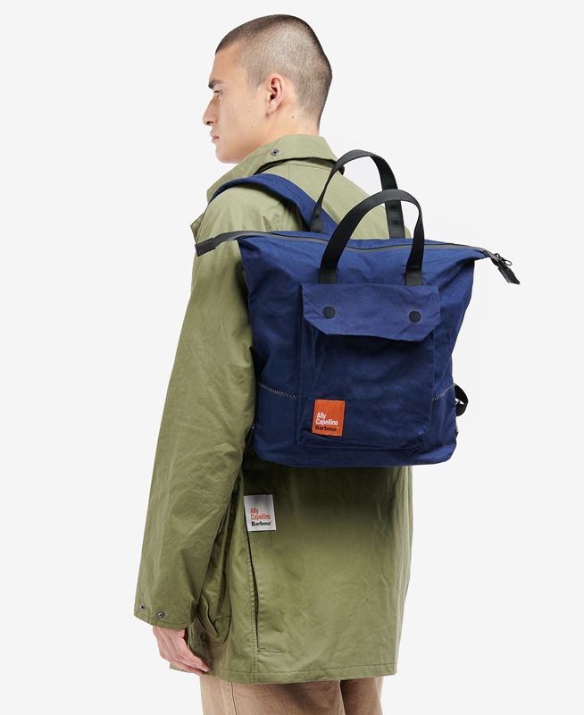 Blue Barbour x Ally Capellino Ben Backpack Women's Bags | LYJB-08572