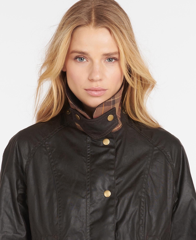 Brown Barbour Beadnell® Women's Waxed Jackets | CRBA-10893