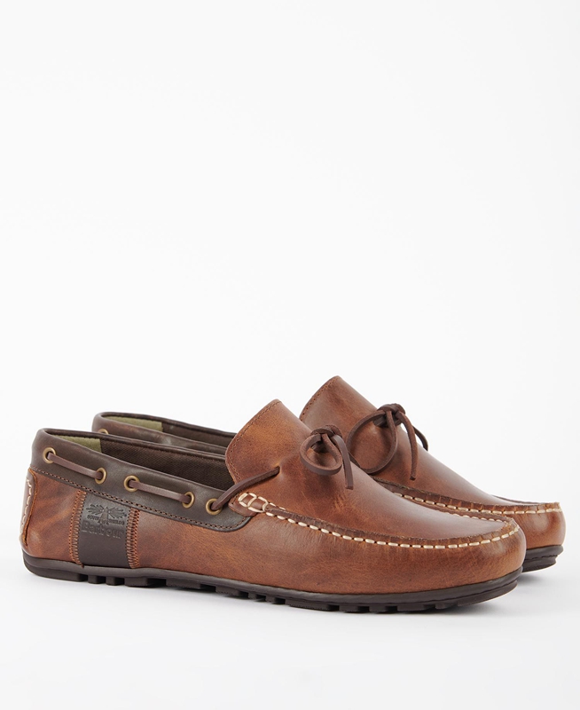 Brown Barbour Clark Men's Loafers | ABZW-16985