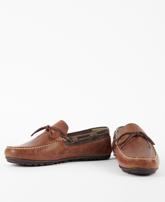 Brown Barbour Clark Men's Loafers | ABZW-16985