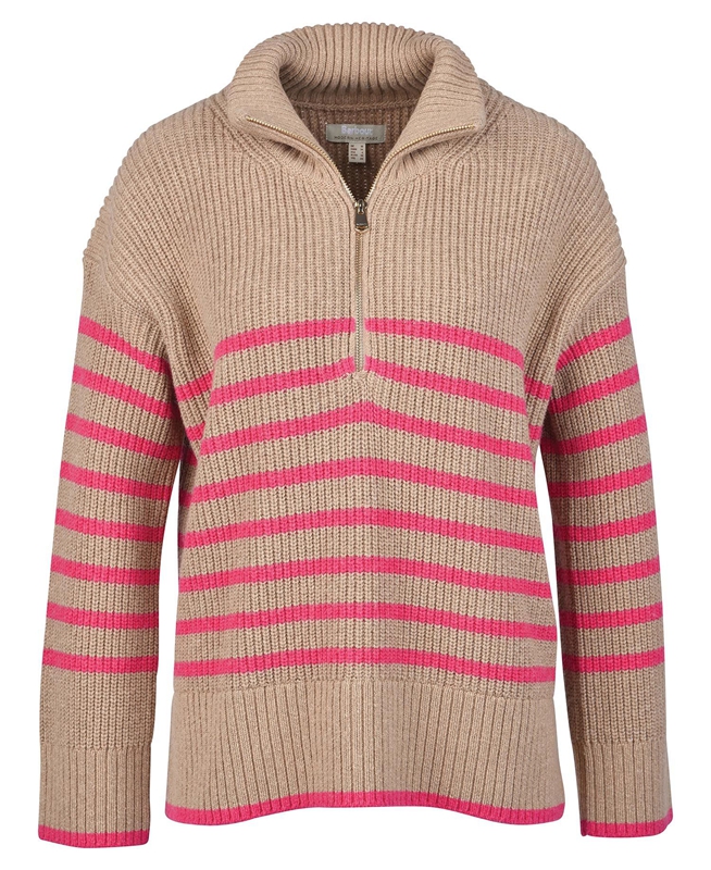 Brown Barbour Jemima Knit Women's Sweaters | SGTX-29583