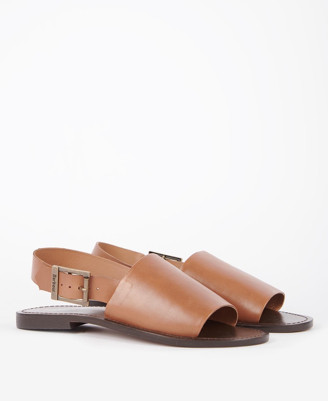 Brown Barbour Moreda Women's Sandals | IDPB-60354