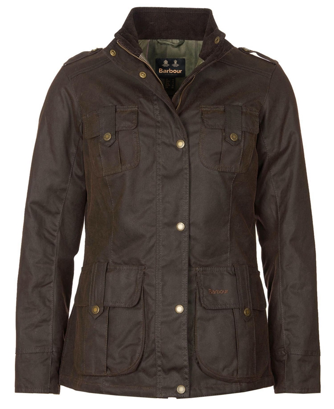 Brown Barbour Winter Defence Women's Waxed Jackets | ISNC-61240