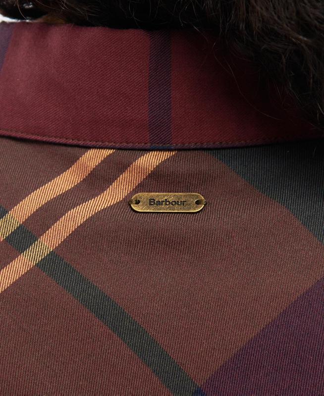 Burgundy Barbour Moorland Women's Shirts | OYQK-39470