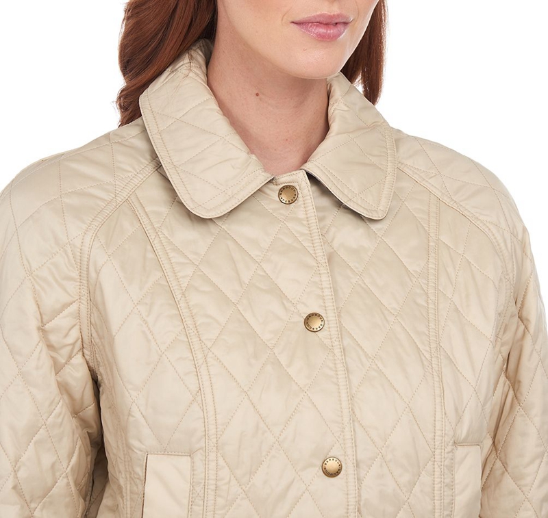 Cream Barbour Summer Beadnell Women's Quilted Jackets | LKEI-39416