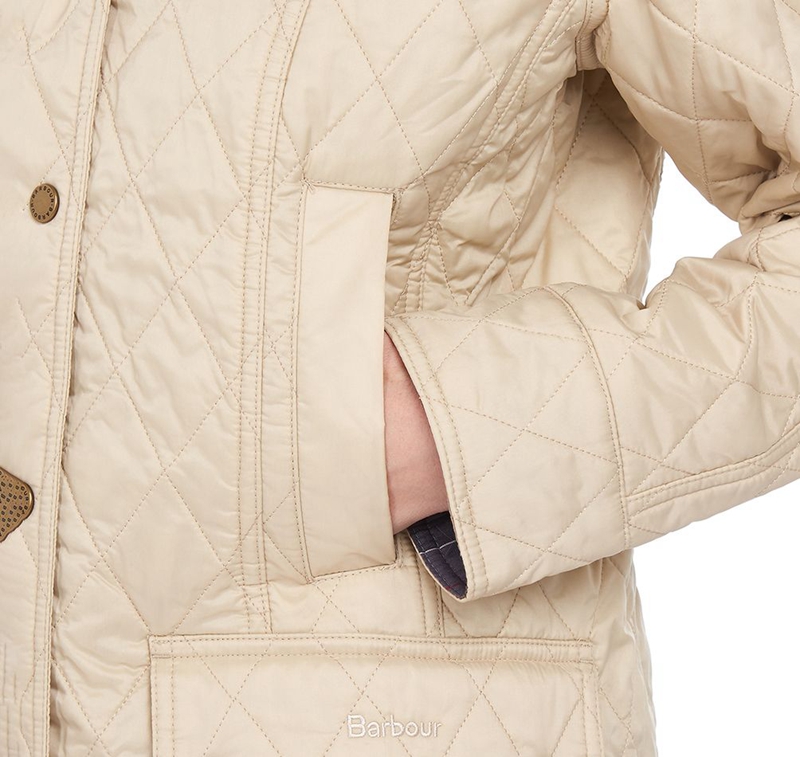 Cream Barbour Summer Beadnell Women's Quilted Jackets | LKEI-39416