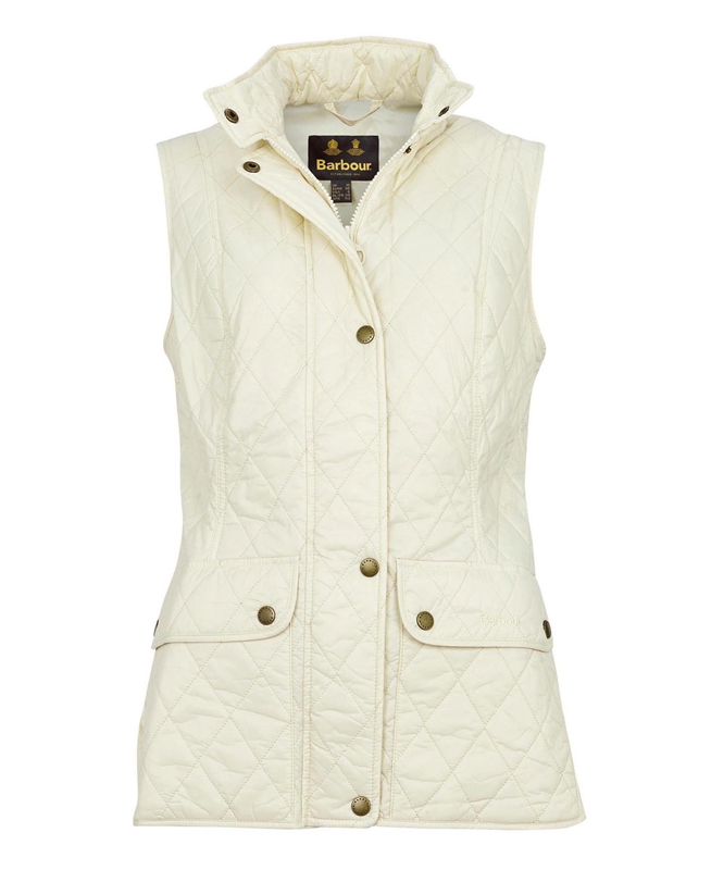 Cream Barbour Weste Otterburn Women's Vest | ZFKC-47983