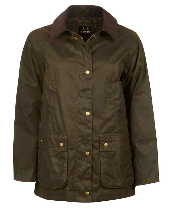 Green Barbour Acorn Waxed Cotton Women's Waxed Jackets | KPXW-75481