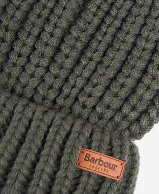 Green Barbour Beanie Saltburn Women's Hats | CNRE-68524