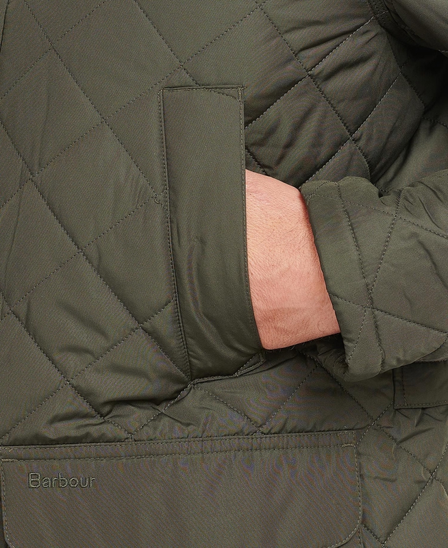 Green Barbour Devon Men's Quilted Jackets | RBVX-59761