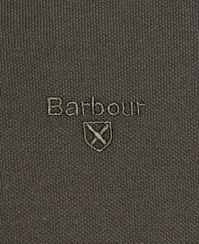 Green Barbour Essential Langarmshirt Sports Men's Polo shirts | CQDE-05482