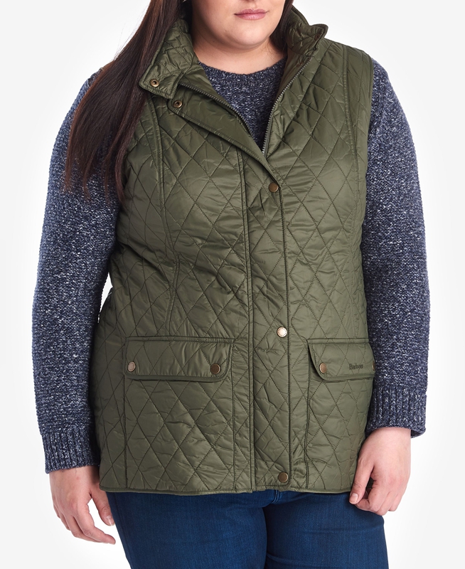 Green Barbour Otterburn Women\'s Vest | AXZT-73195