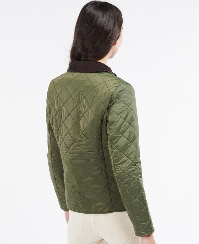 Green Barbour Steppjacke Deveron Polarquilt Women's Quilted Jackets | RKDX-87453