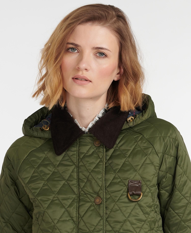 Green Barbour Tobymory Women's Quilted Jackets | BOYE-84537