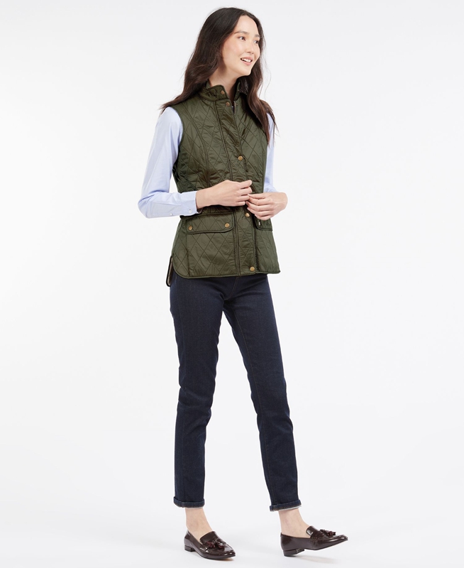 Green Barbour Weste Wray Women's Vest | AWUB-35219