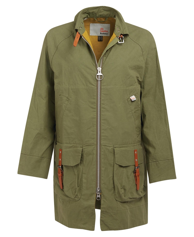 Green Barbour x Ally Capellino Step Women's Casual Jackets | EYNL-36419