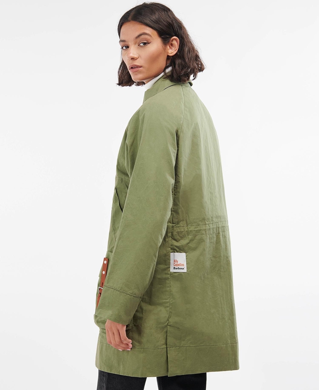 Green Barbour x Ally Capellino Step Women's Casual Jackets | EYNL-36419