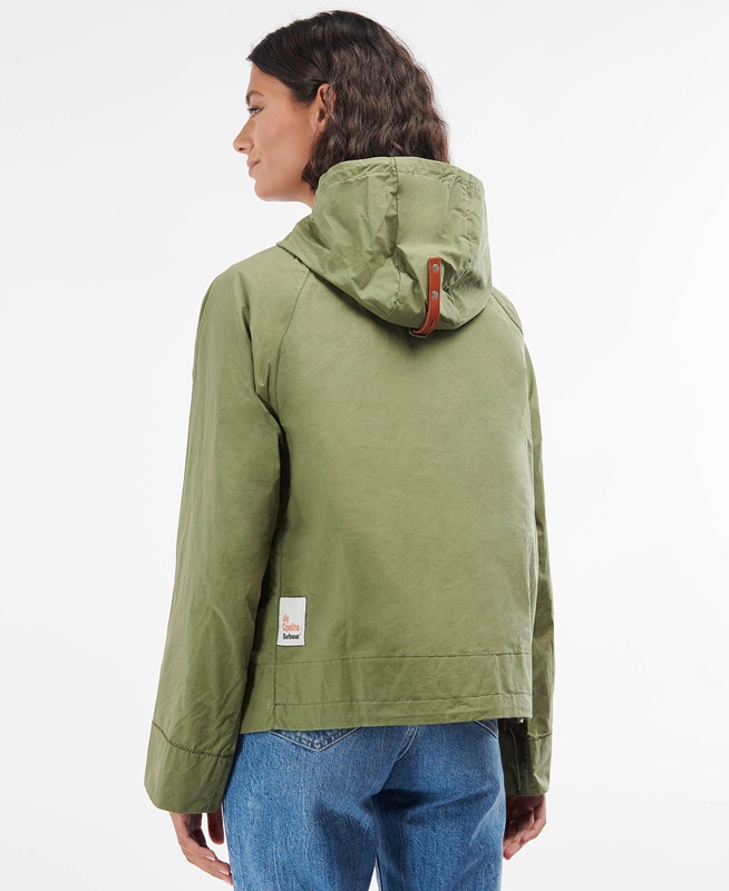 Green Barbour x Ally Capellino Tip Women's Casual Jackets | ZGHT-93215