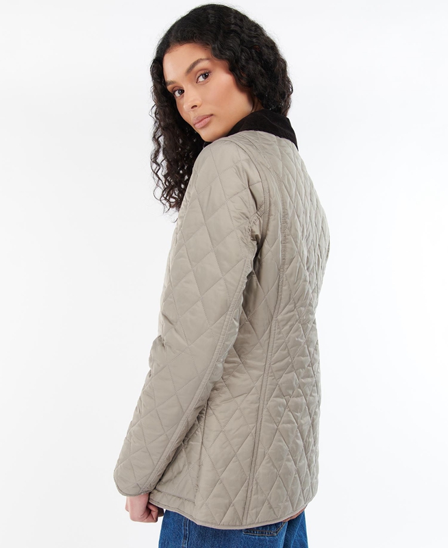 Grey Barbour Annandale Women's Quilted Jackets | DLUG-13507