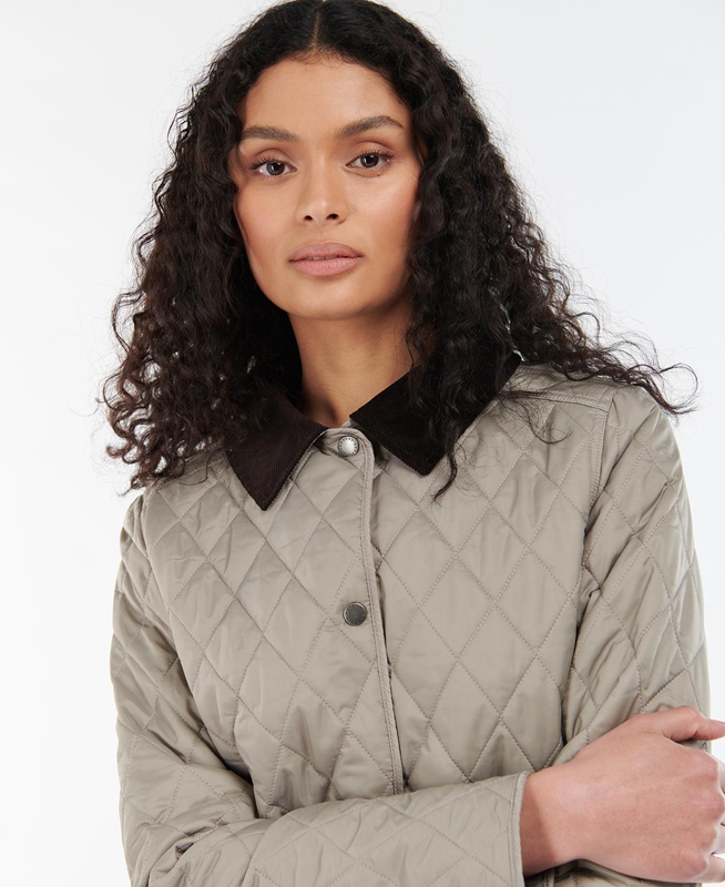 Grey Barbour Annandale Women's Quilted Jackets | DLUG-13507