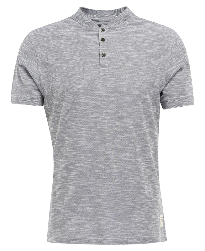 Grey Barbour Belgrave Sport Neck Men's T Shirts | RAWN-40351