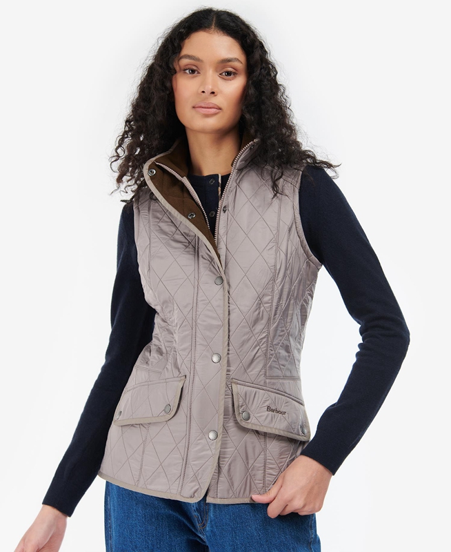 Grey Barbour Cavalry Women's Vest | POEH-58729