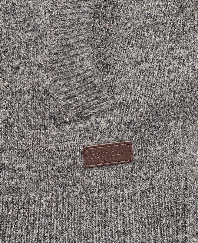 Grey Barbour Essential Cardigan Tisbury Zip Through Men's Sweaters | VHLJ-63950