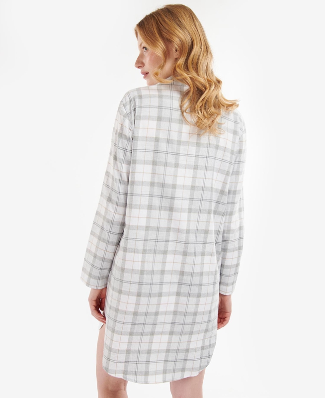 Grey Barbour Etta Nightshirt Women's Nightwear | UONK-14503