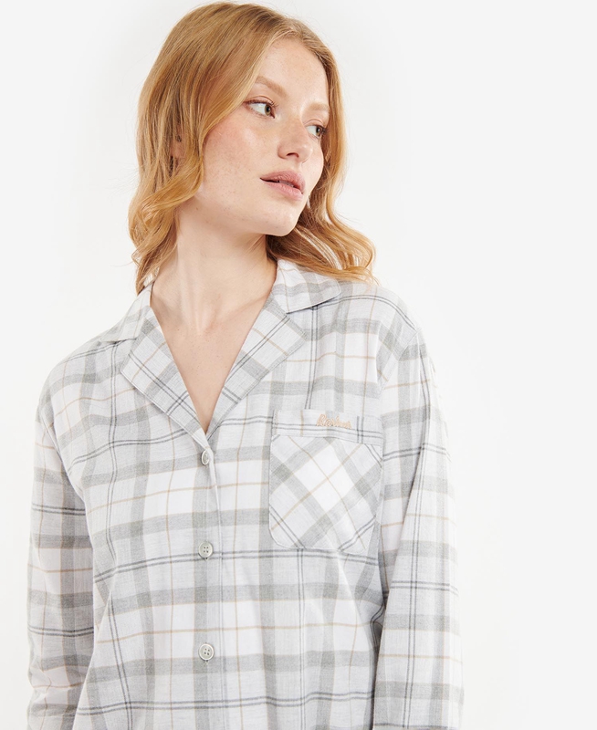 Grey Barbour Etta Nightshirt Women's Nightwear | UONK-14503