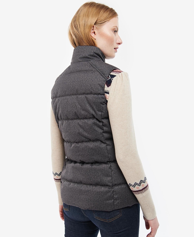 Grey Barbour Foxglove Women's Vest | LJGM-71253