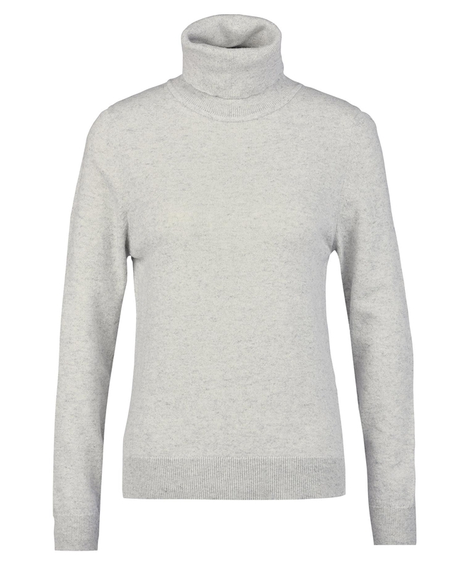 Grey Barbour Pendle Roll-Neck Women's Sweaters | KVJB-87643