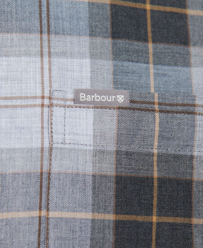 Grey Barbour Wetheram Tailored Men's Shirts | UYPW-73684