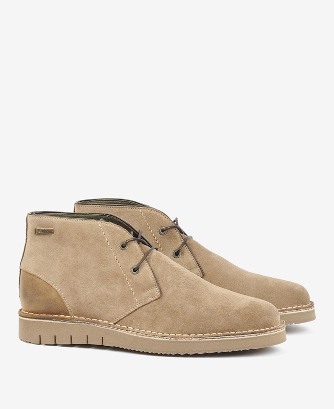 Khaki Barbour Kent Desert Men's Boots | UGXY-93670