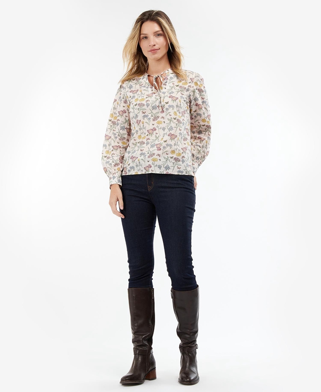 Multicolor Barbour Esme Top Women's Shirts | KVAL-41605