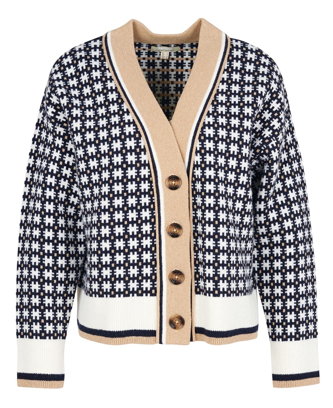 Multicolor Barbour Francesca Cardigan Women's Sweaters | IAEU-35708